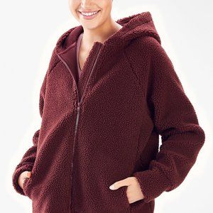 NWT Fabletics Brisa Polar Fleece Hooded jacket